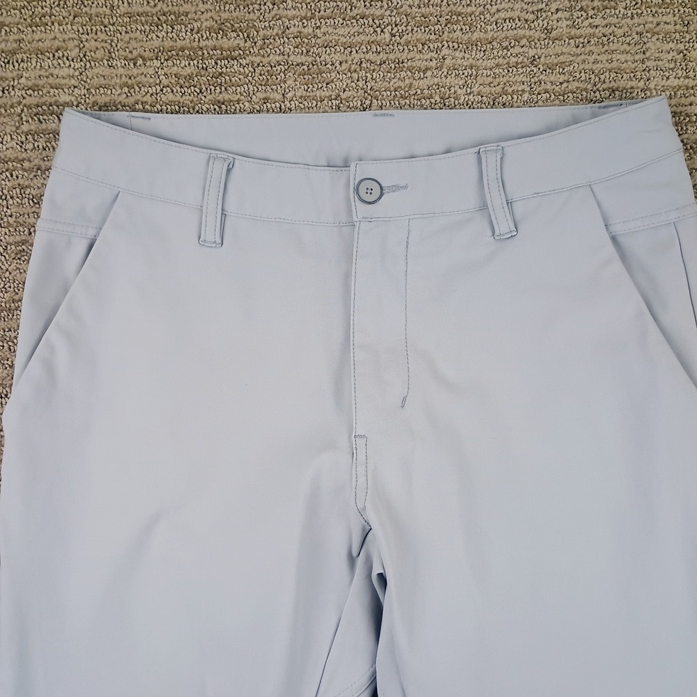 BYLT Everyday Pant 2.0 Mens Size M Light Grey Tech Chino Athleisure Slim